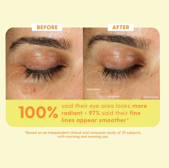 NEW 3× Kinship Brightwave Vitamin C Energizing + Brightening Eye Cream Travel - Picture 3 of 6